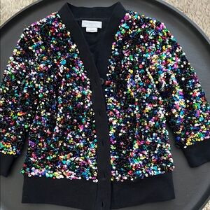 Stella McCartney Kids Black Blazer with Glamorous Sequins - never worn